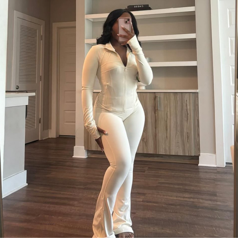 BBL Jacket + Flare Leggings Set