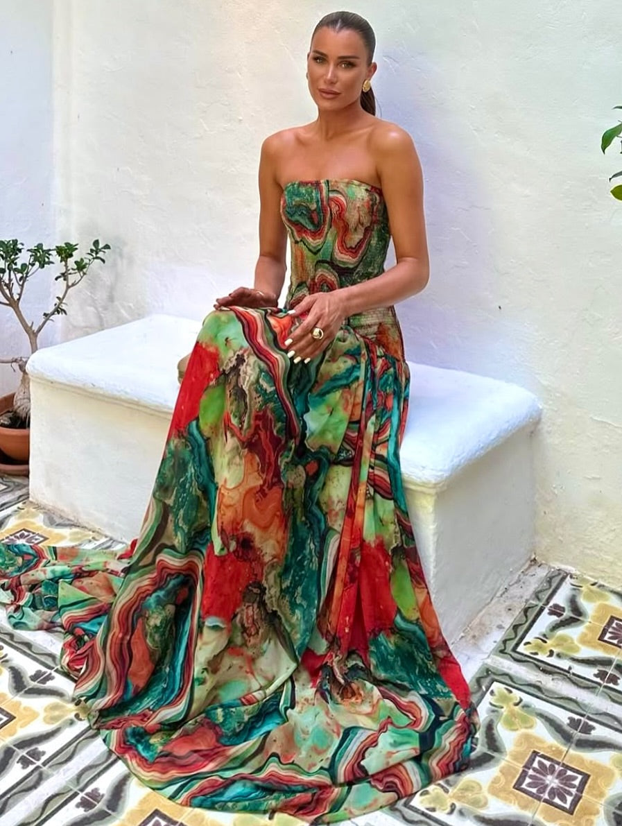 Bonaire | Multicolor Maxi Dress