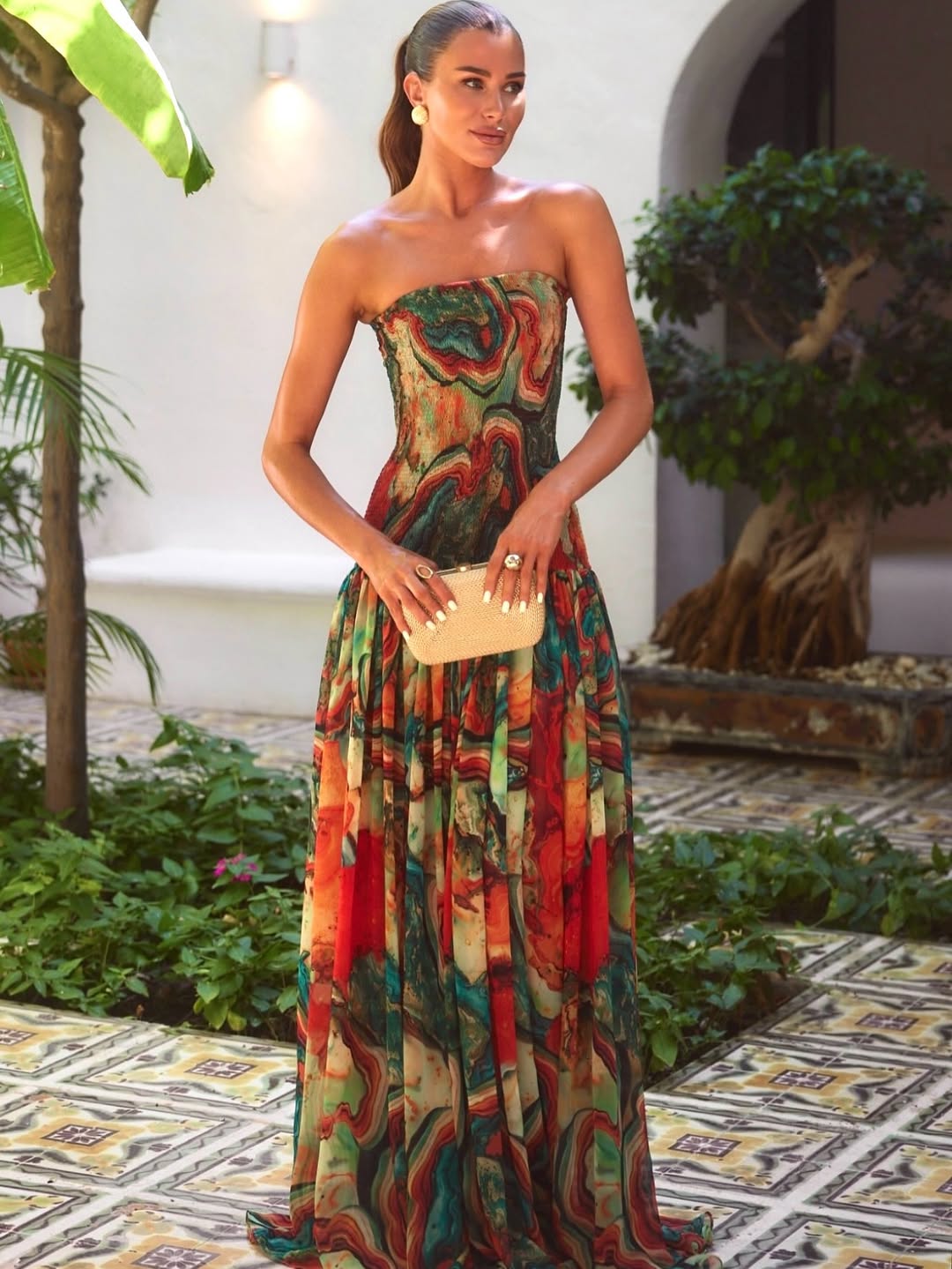 Bonaire | Multicolor Maxi Dress