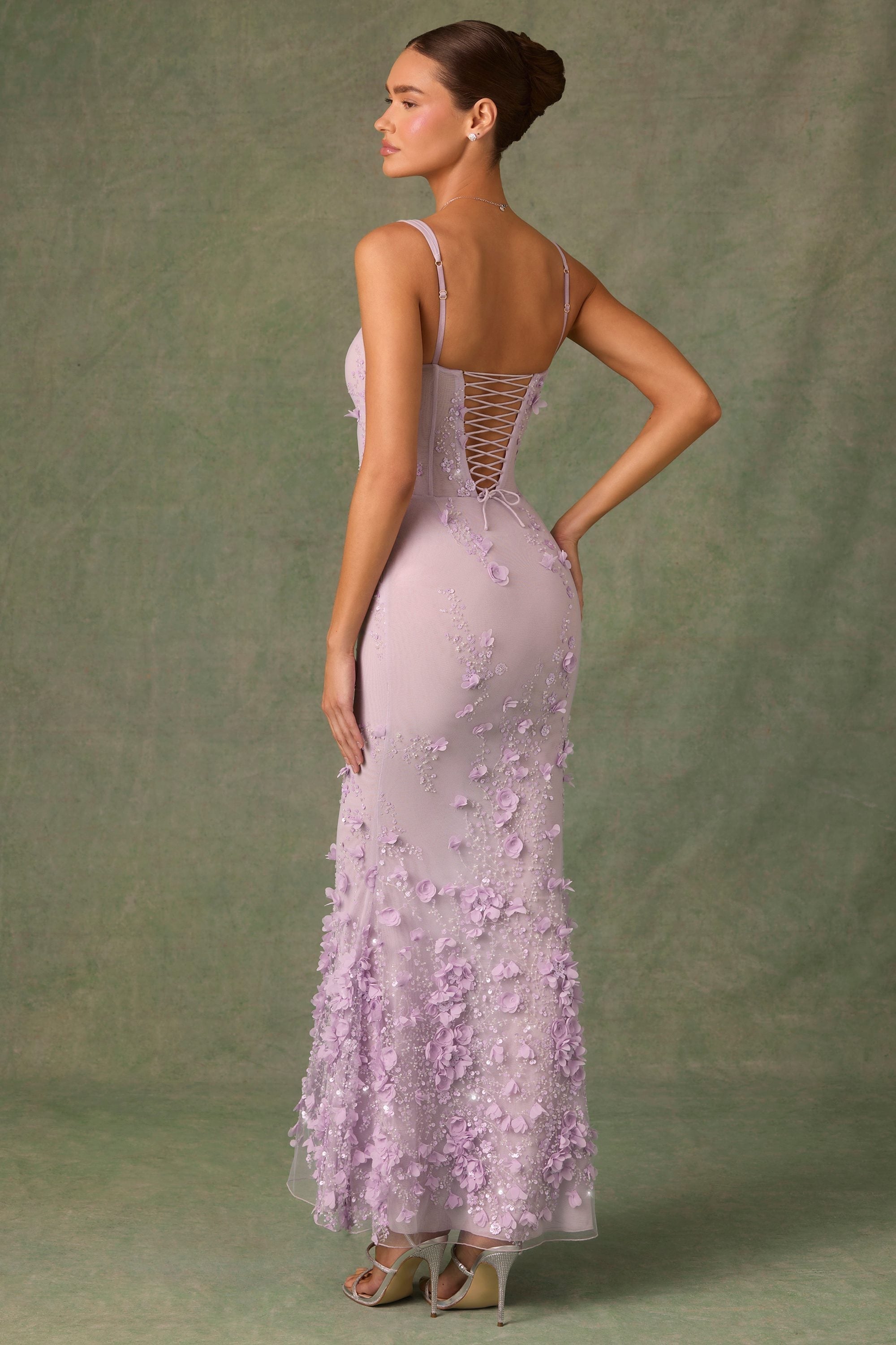 Victoria Embellished Gown Dress