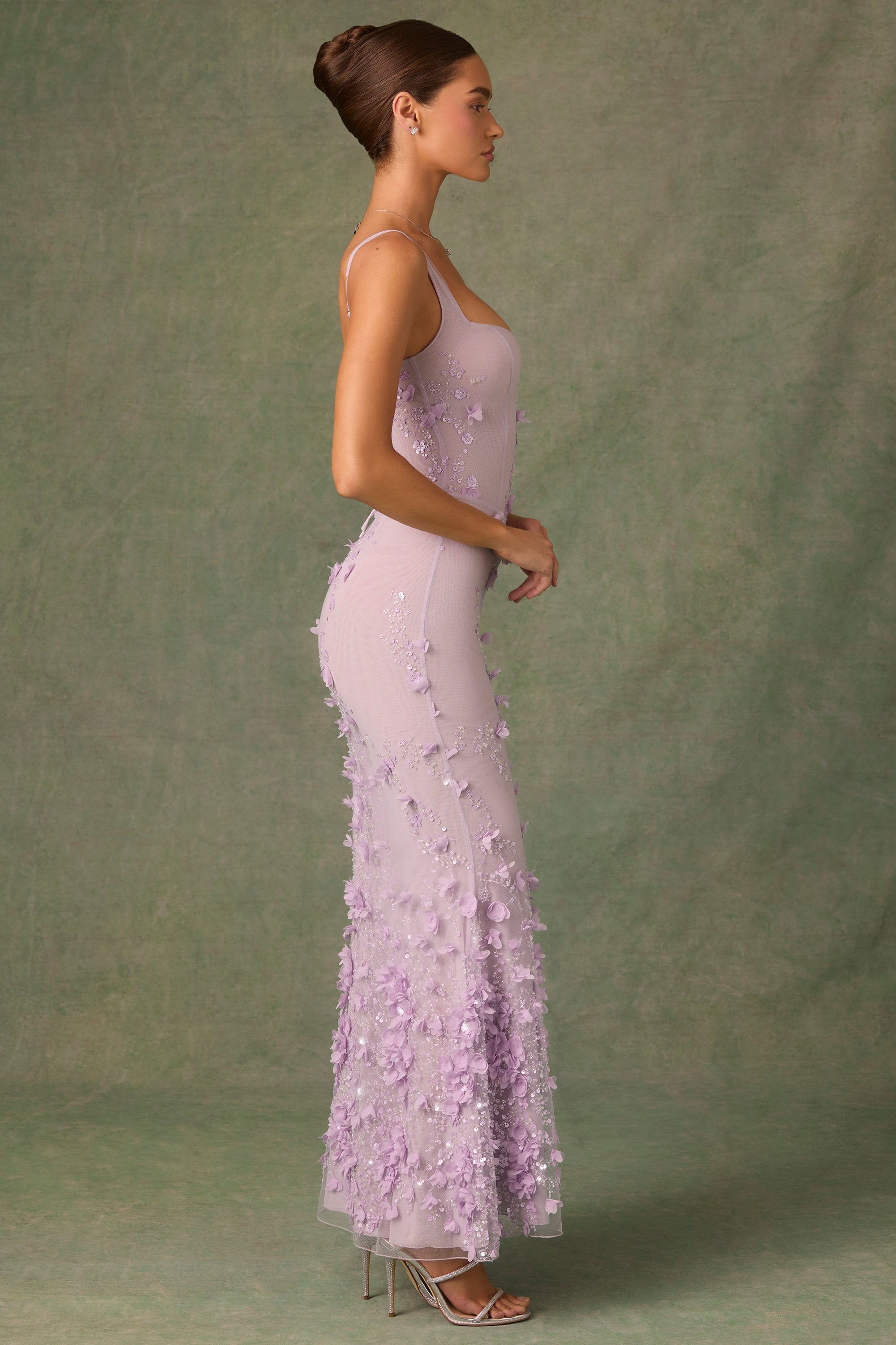 Victoria Embellished Gown Dress