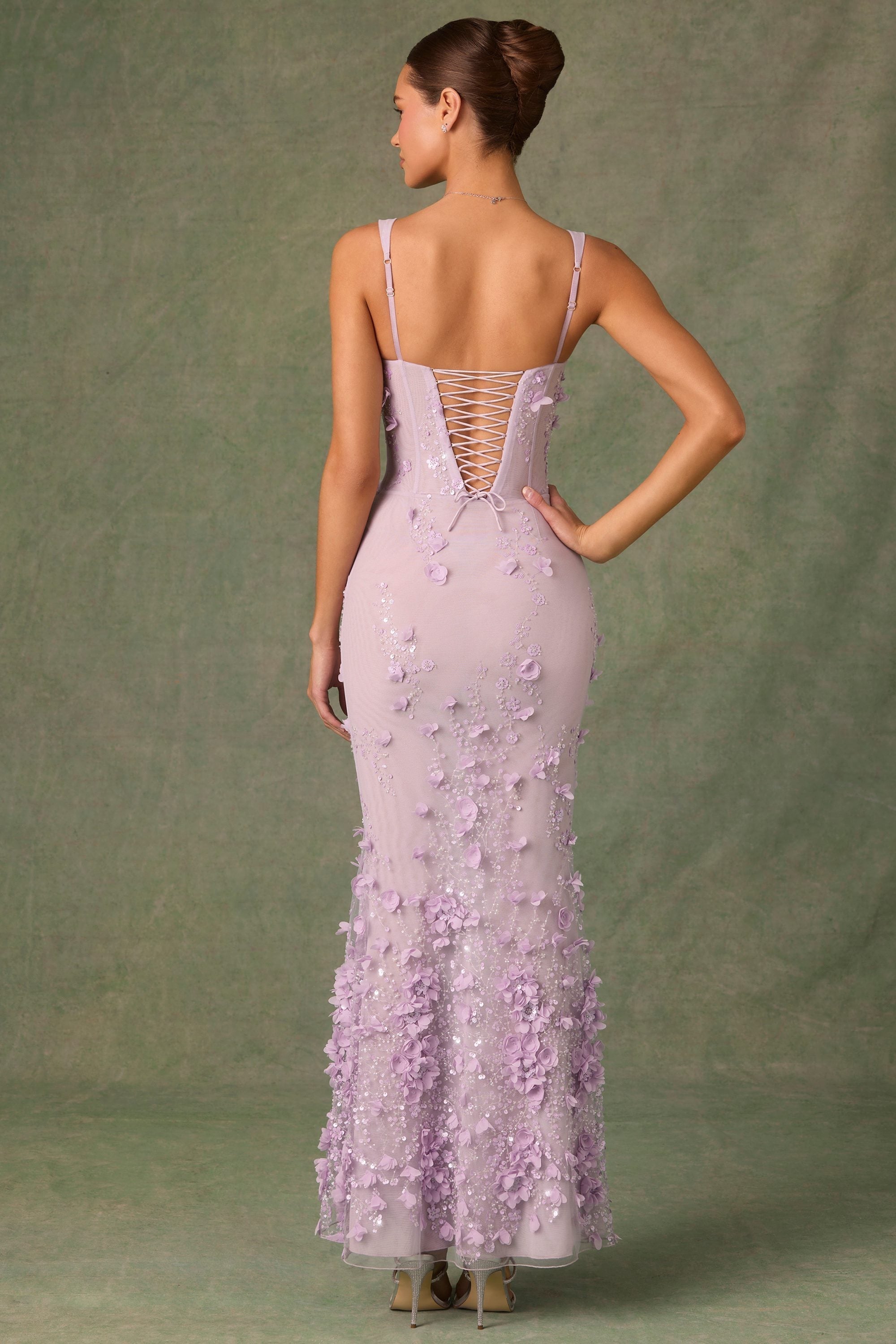 Victoria Embellished Gown Dress