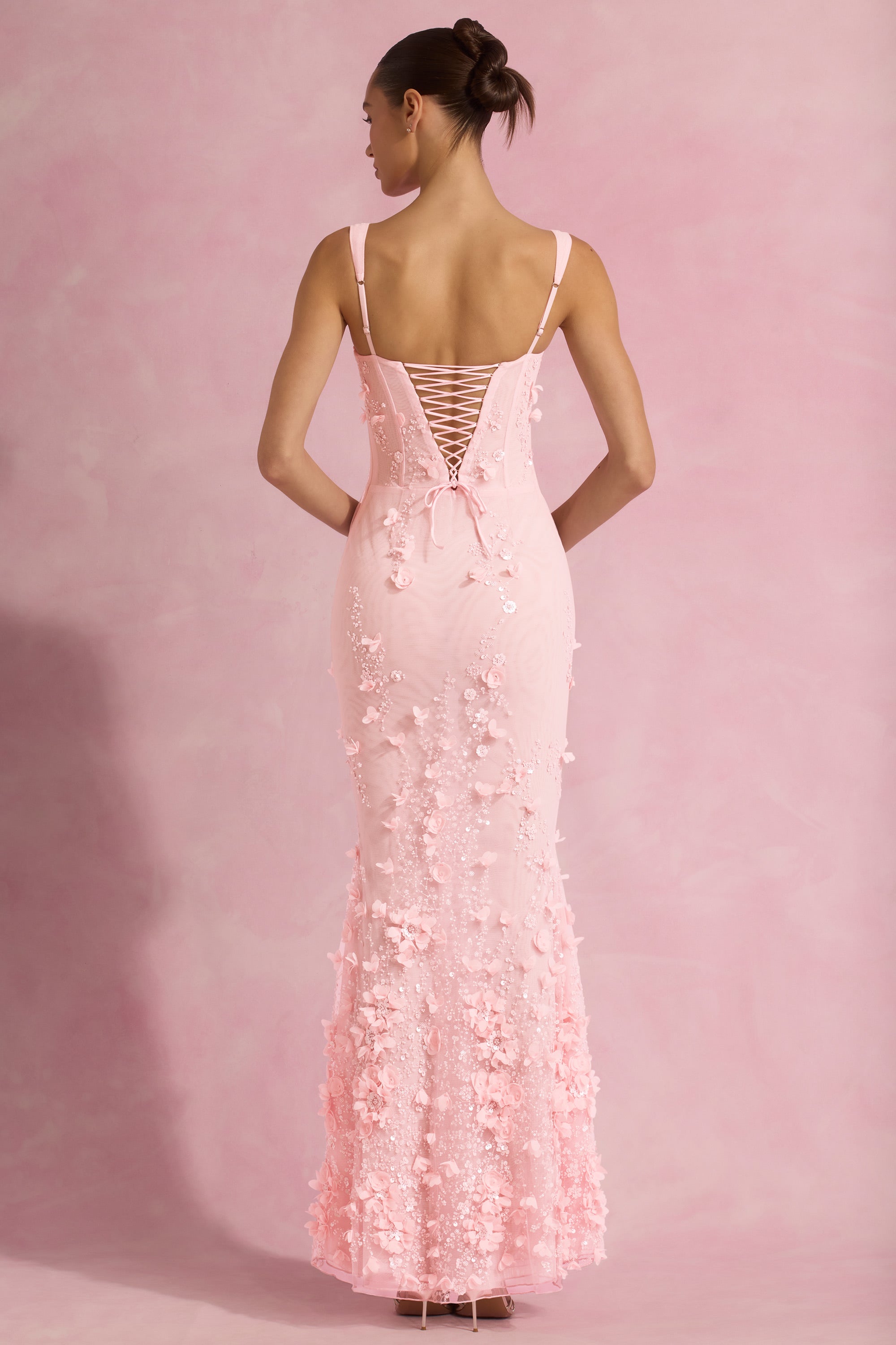 Victoria Embellished Gown Dress