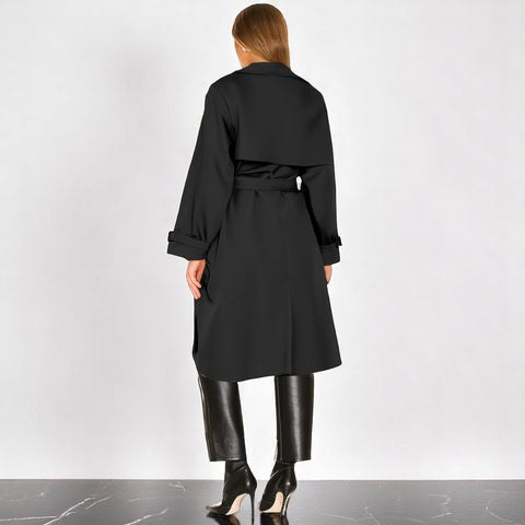 VESPERA – Women’s Double-Breasted Trench Coat
