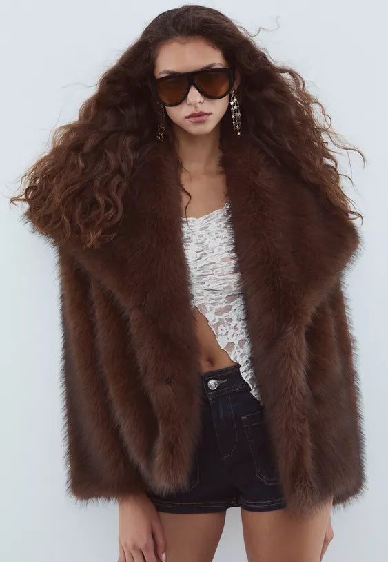 Jessica Faux Fur Coat