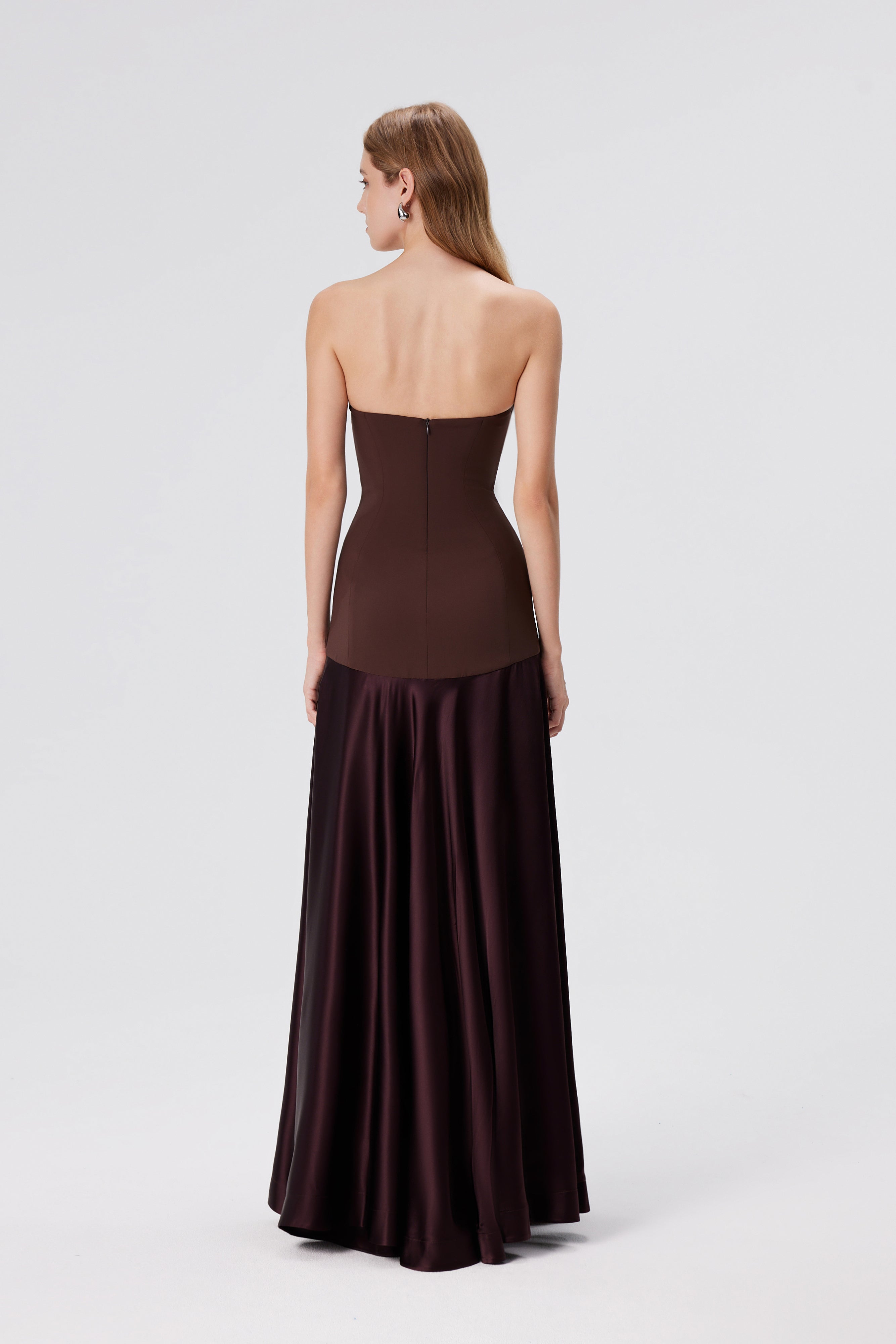 Aura | Elegant Strapless Evening Gown