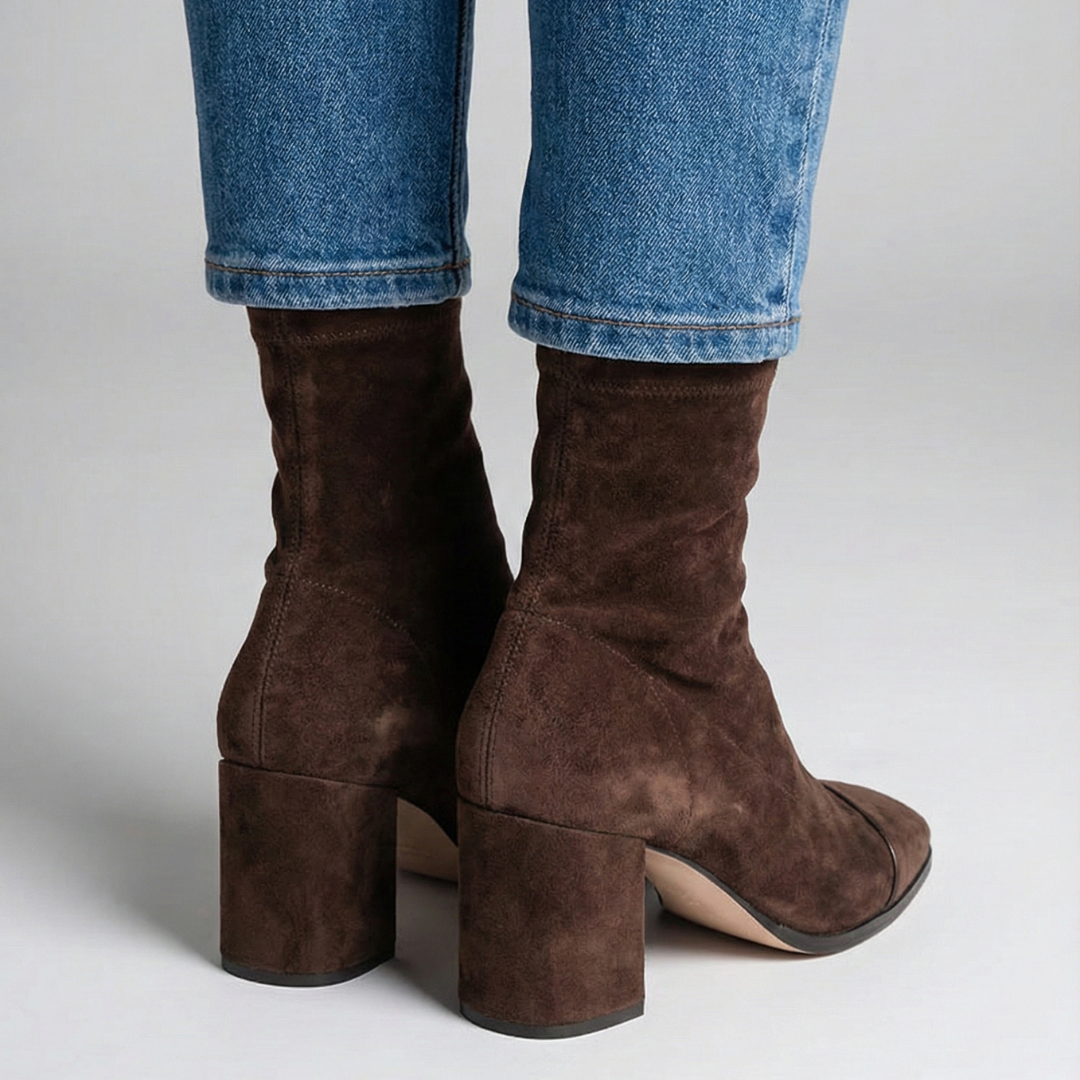 Lily | Elegant Suede Ankle Boots
