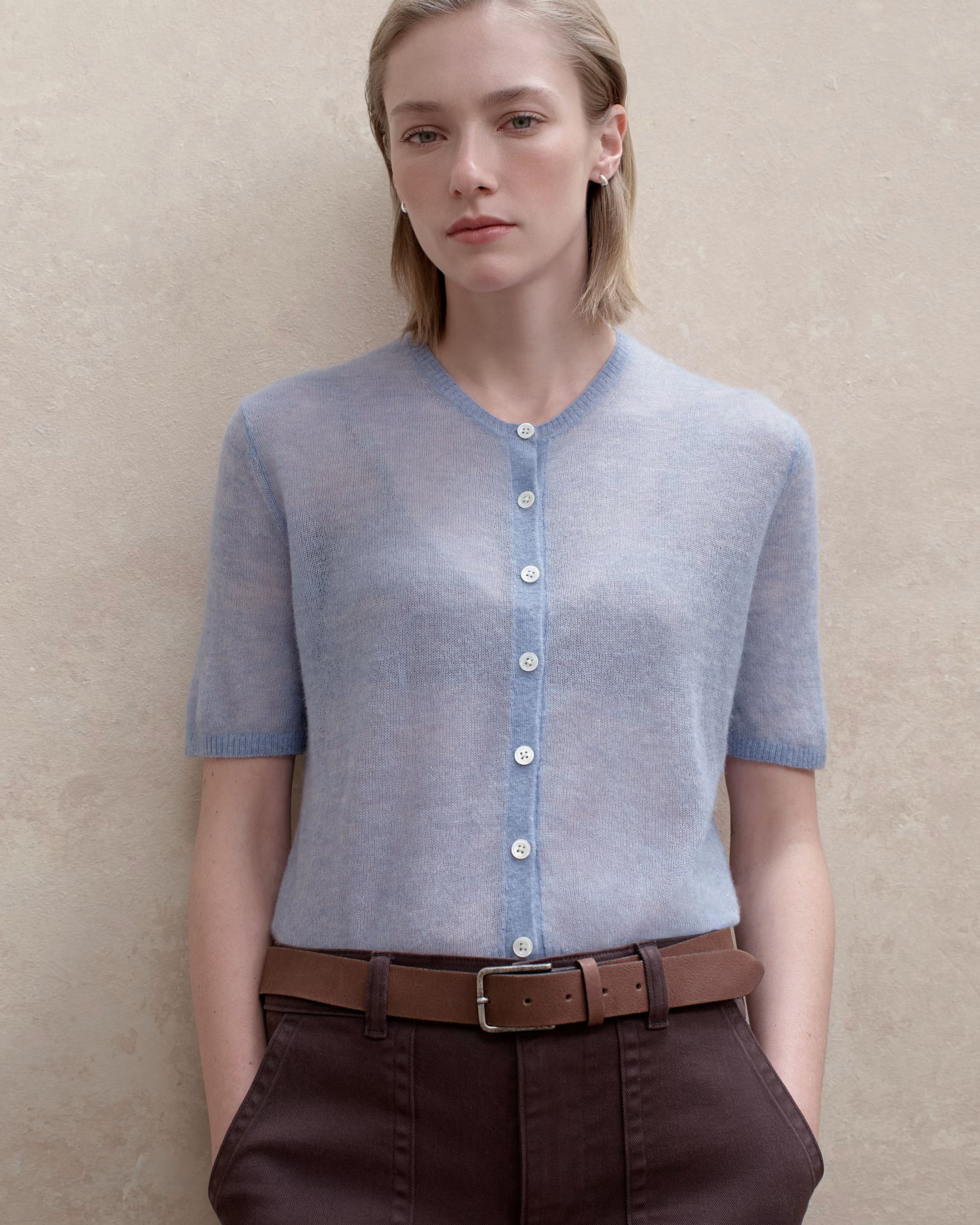 Shirley | Elegant Blue Shirt