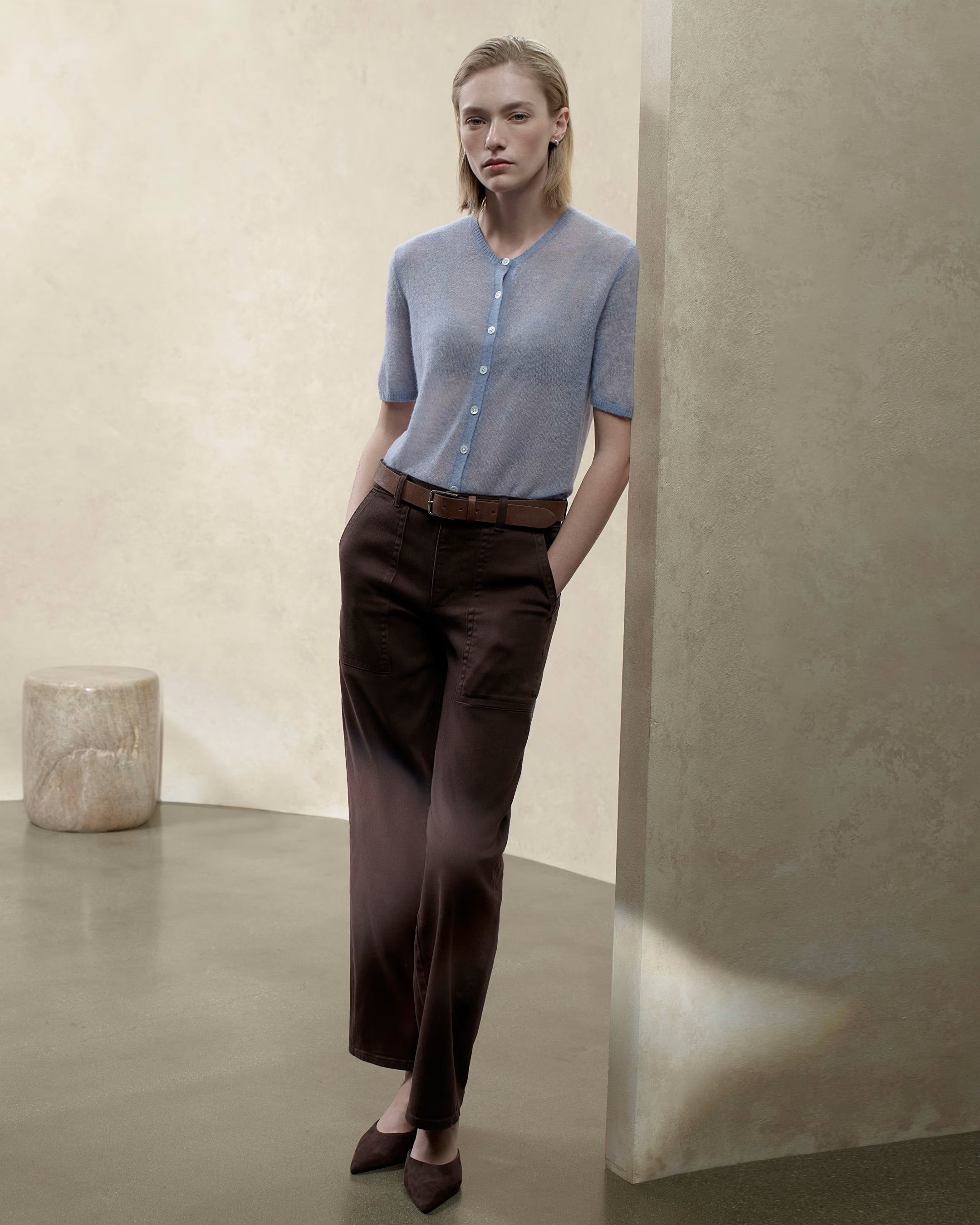 Shirley | Elegant Blue Shirt