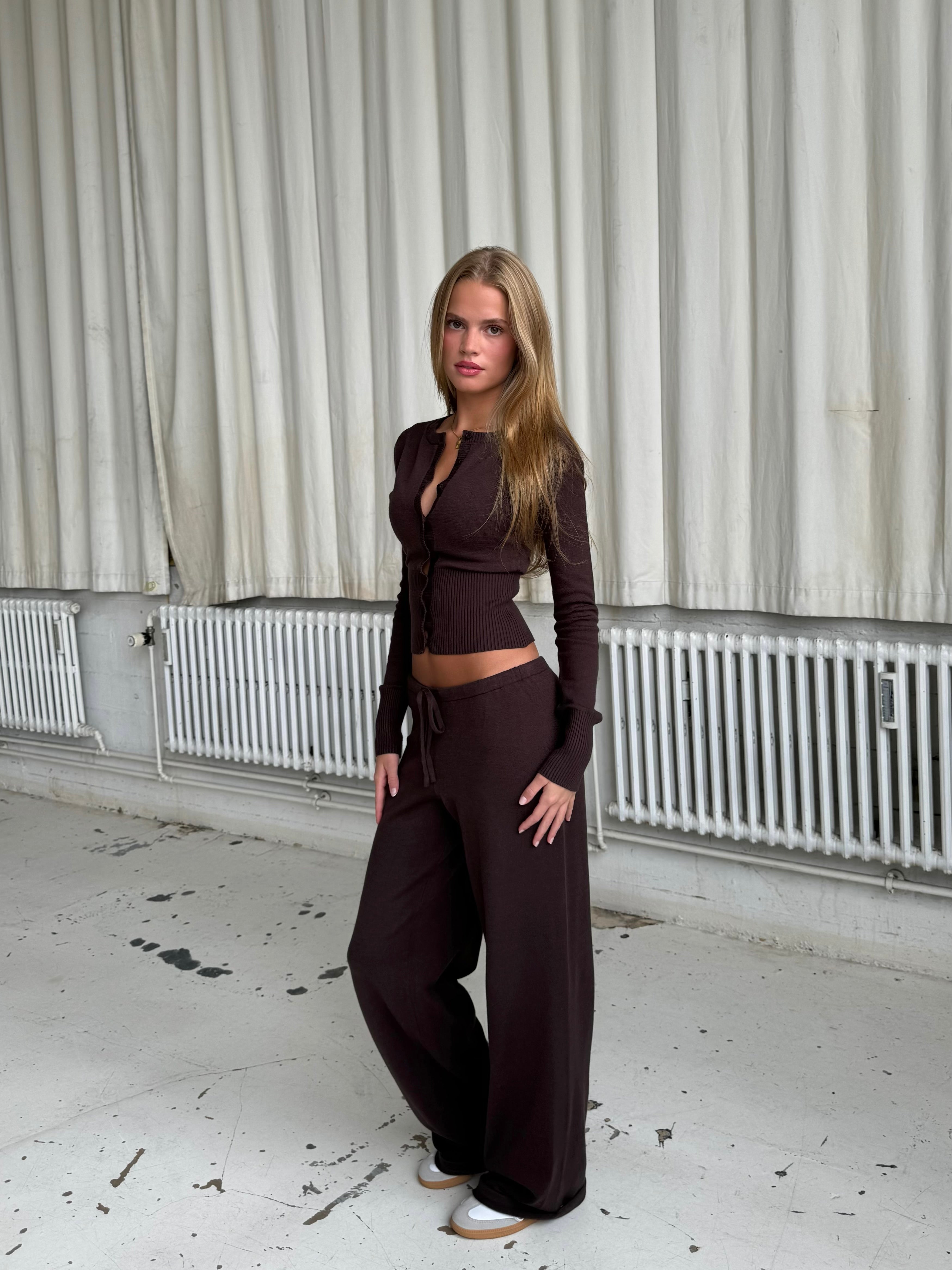 AMAL KNITTED CARDIGAN SET