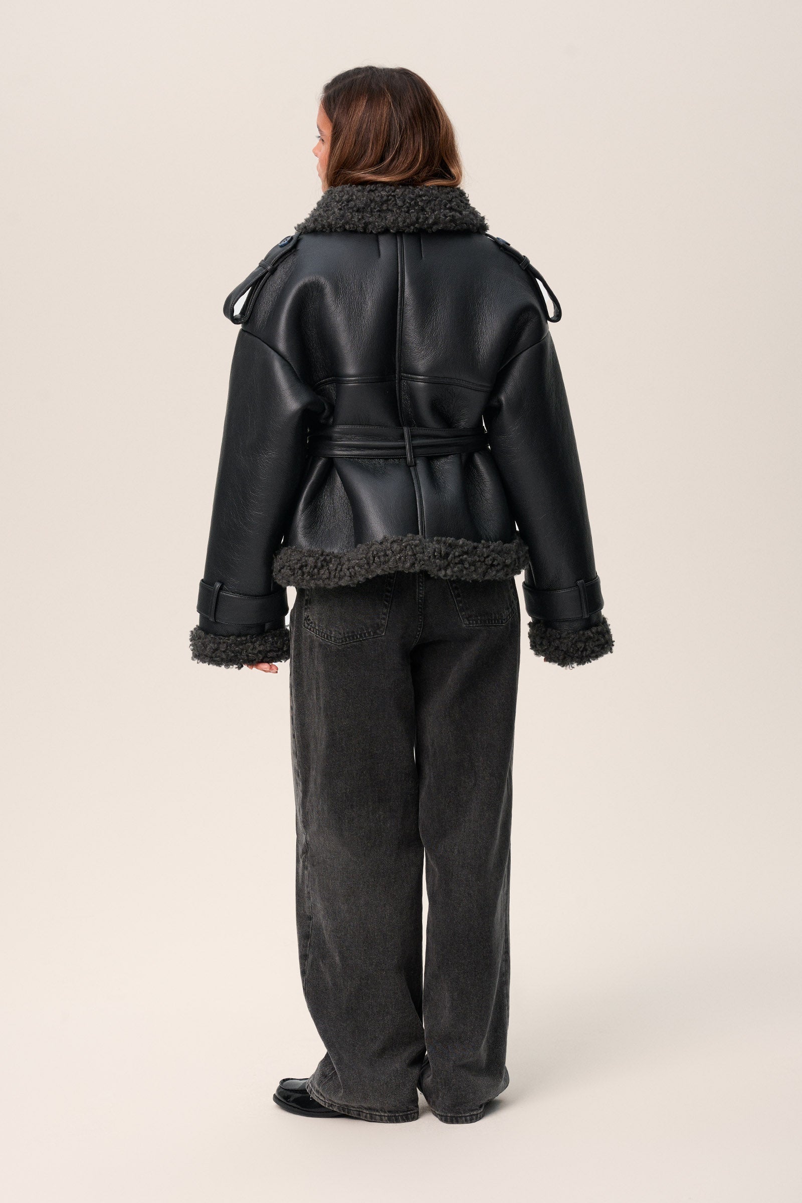 NEILE CROPPED TRENCH COAT