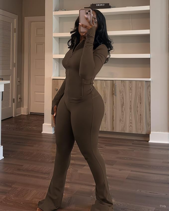 BBL Jacket + Flare Leggings Set