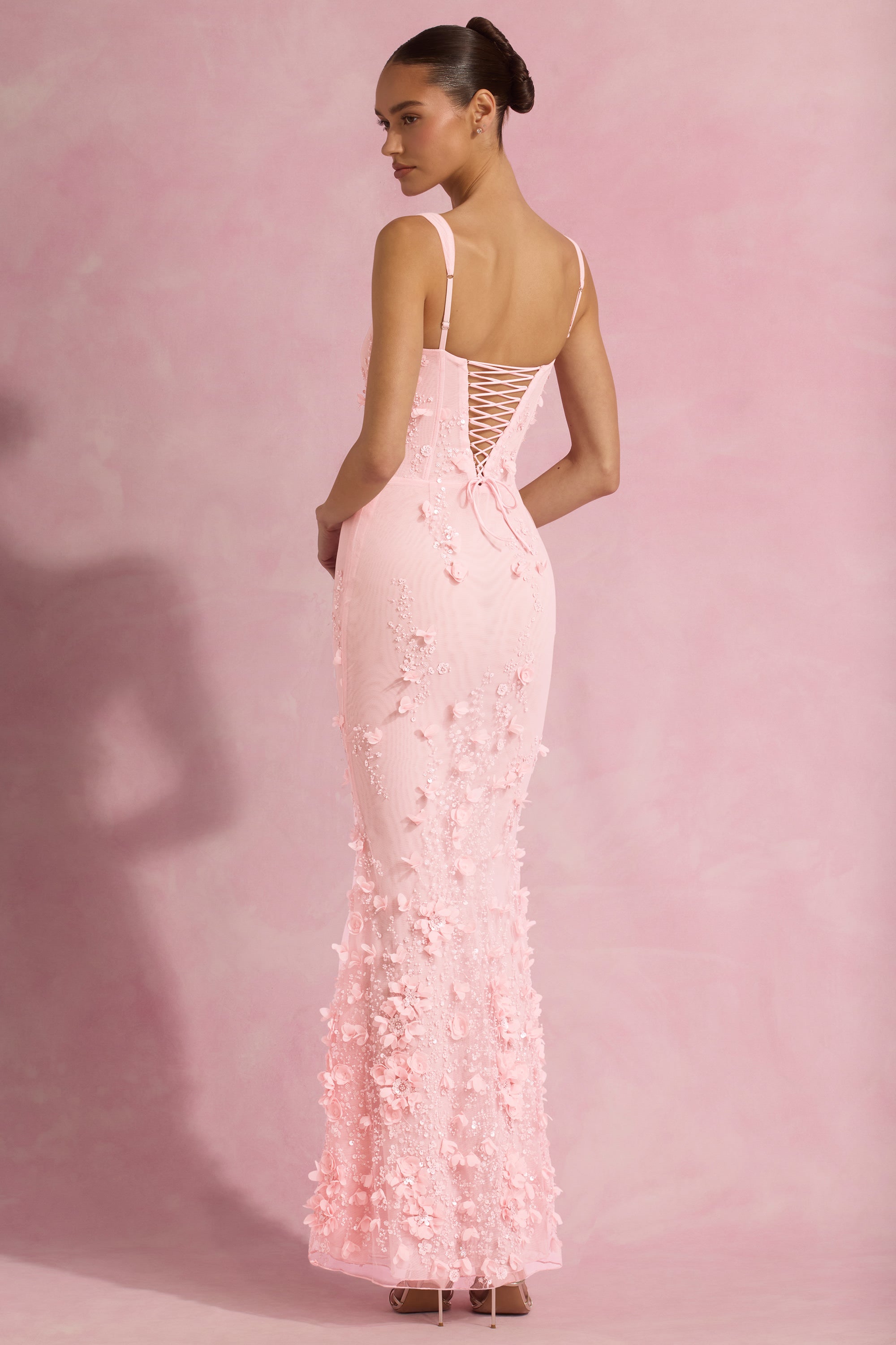 Victoria Embellished Gown Dress